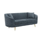 Nakendra - Sofa With 2 Pillows - Cobalt Blue Chenille
