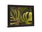 Monstera Sunburst - 28" x 34" Framed Wall Art - Green