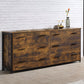 Juvanth - Dresser - Rustic Oak & Black