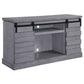 Amrita - TV Stand With Fireplace - Gray Oak