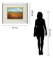 Last Light By Caroline Gold - Mirror Framed Print Wall Art - Orange