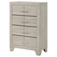 Trenton - 4-Drawer Bedroom Chest Of Drawers - Rustic Cream