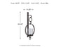 Ogaleesha - Wall Sconce - Brown