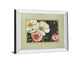 Floral Damask I By Lisa Audit - Mirror Framed Print Wall Art - Beige