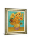 Still Life Vase With Twelve Sunflowers, January 1889 By Vincent Van Gogh - Framed Print Wall Art - Gold