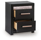 Shoralli - Two Drawer Night Stand - Black