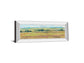 Distant Treeline Panel II By Tim Otoole - Mirror Framed Print Wall Art - Light Brown