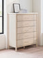 Cadmori - Five Drawer Wide Chest - Two-Tone