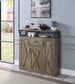 Abiram - Server - Rustic Oak