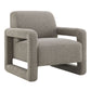 Glenda - Accent Chair - Gray Chenille