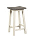 Yobanna - Counter Height Set - Gray Oak & Antique White Finish