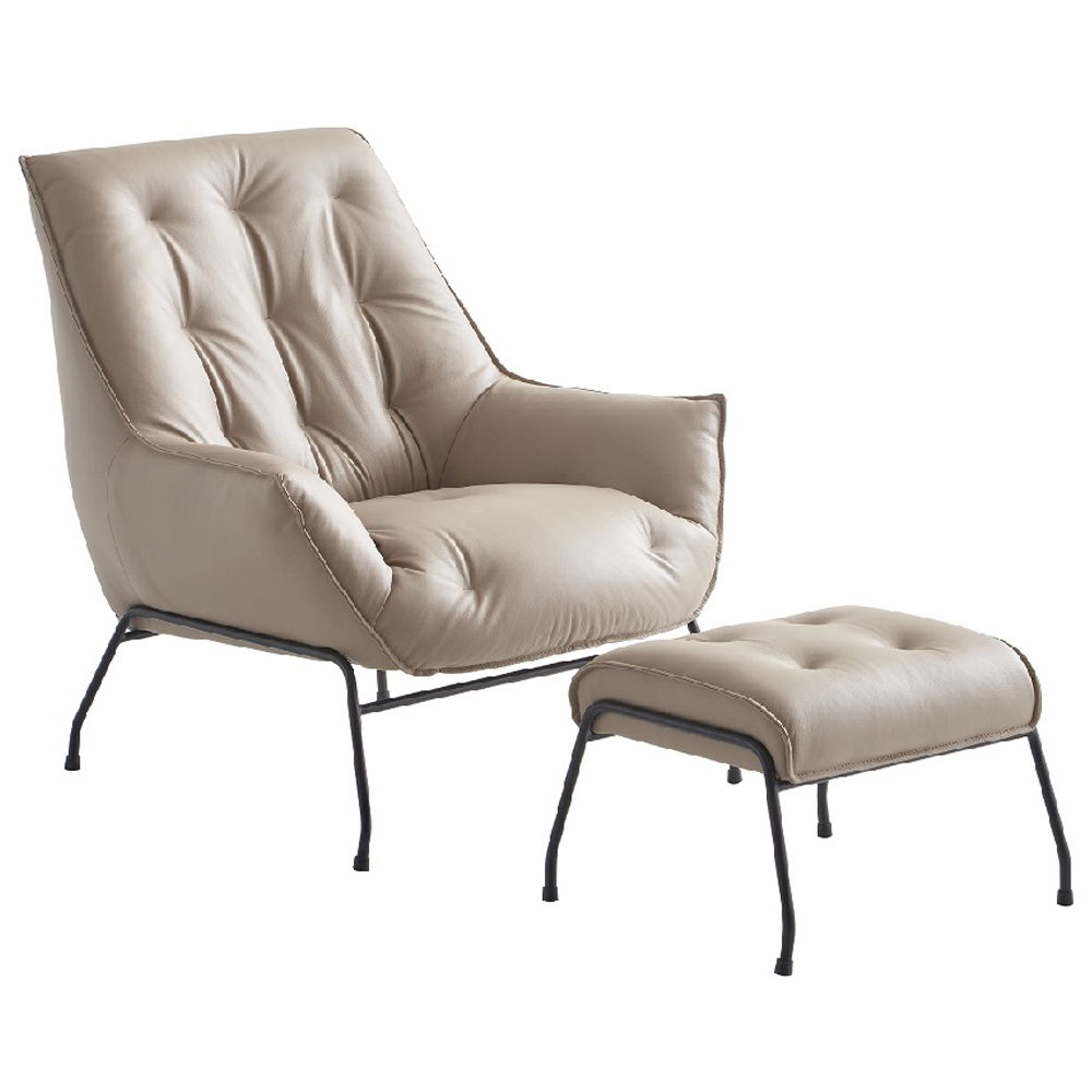 Zusa - Accent Chair & Ottoman