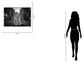 Noir Stroll - 28" x 40" Framed Wall Art - Black