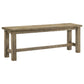 Cardova - 51" Solid Wood Dining Bench - Vineyard Oak