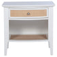 Bexhill - 1-Drawer Nightstand Bedside Table - White