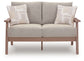 Grover Beach - Loveseat With Cushion - Driftwood