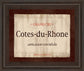 Cote Du Rhone By Paola Viveiros - Framed Print Wall Art - Beige