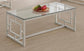 Merced - Glass Top Metal Table