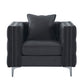 Gillian II - Chair - Light Gray Velvet