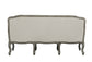 Tania - Sofa With 3 Pillows - Cream Linen & Gray