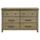 Hazlewood - 6-Drawer Bedroom Dresser Cabinet - Vineyard Oak
