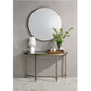 Aditya - Console Table With Mirror - Antique Brass