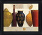 Golden Leaf Display - 28" x 34" Framed Wall Art - Gold
