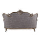 Elozzol - Sofa With 5 Pillows - Fabric & Antique Bronze