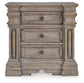 Blairhurst - Three Drawer Night Stand - Light Grayish Brown