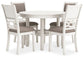 Erinberg - Dining Room Table Set (Set of 5) - Antique White
