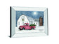 Wintry Weather By Billy Jacobs - Mirror Framed Print Wall Art - Dark Gray