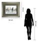 Running Wild By Carol Robinson - Framed Watercolor Print Wall Art - Dark Gray