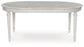Montelaine - Oval Dining Room Extension Table - Antique White