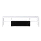 Buck II - TV Stand - White & Black High Gloss