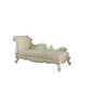 Picardy - Chaise Lounge With 2 Pillows - Pattern Fabric & Antique Pearl