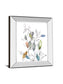 Spring Leaves I By Meyers, R. - Mirror Framed Print Wall Art - White