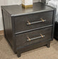 Haldenwick - Two Drawer Night Stand - Black