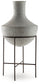 Estonbank - Vase - 30" - Distressed Cream