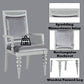 Maverick - Arm Chair Set of 2) - Fabric & Platinum