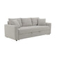 Connie - Sofa With Sleeper - Gray Boucle
