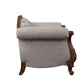 Miyeon - Sofa With 5 Pillows - Fabric & Cherry
