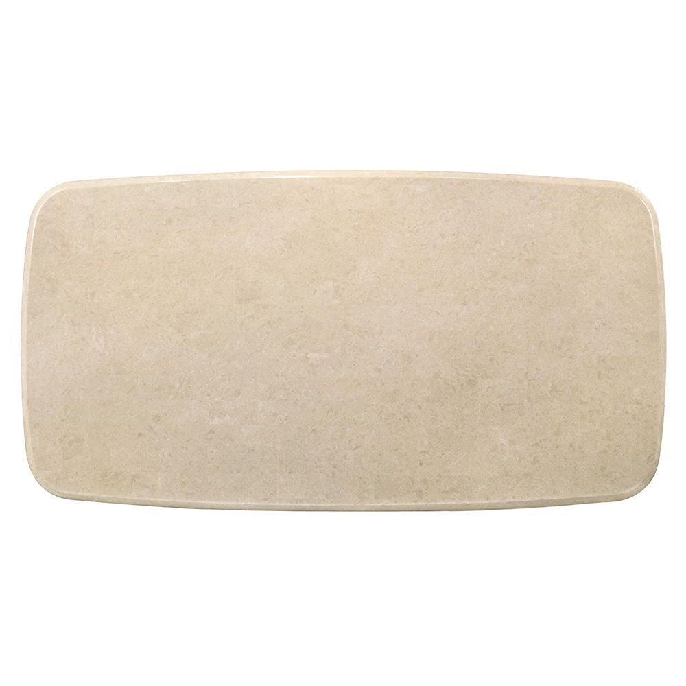 Kasha - Dining Table With Marble Top Top - Vintage Oak