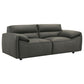 Buxton - Top Grain Leather Upholstered Loveseat