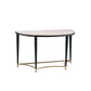Ayser - Sofa Table - White Washed & Black