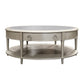 Kasa - Coffee Table - Sintered Stone Top & Champagne
