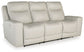 Mindanao - 3 Pc. - Power Reclining Sofa, Power Reclining Loveseat With Console, Power Recliner - Coconut