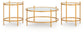 Pearlox - Occasional Table Set (Set of 3) - Gold