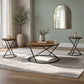 Emery - 3 Piece Occasional Set (1 Coffee & 2 End Tables) - Brown