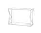 Virtue - Sofa Table - Clear Glass & Chrome