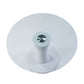 Kavi - Dining Table - Clear Glass & White High Gloss